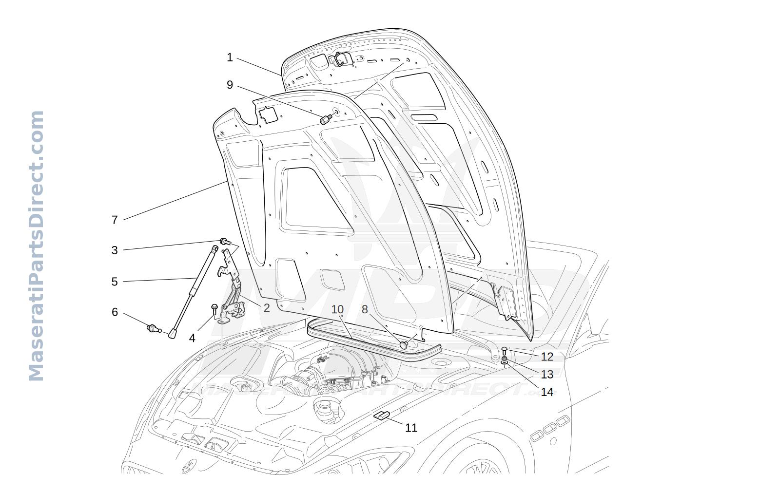09.20 - 1 - FRONT LID Diagram