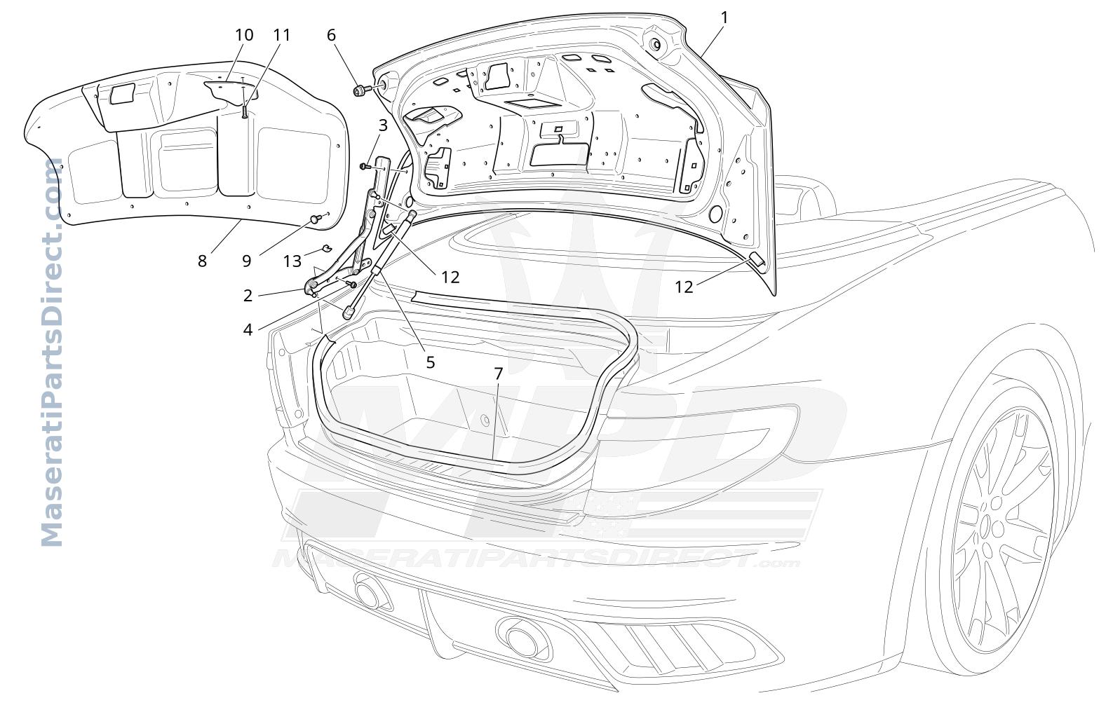 09.21 - 1 - REAR LID Diagram