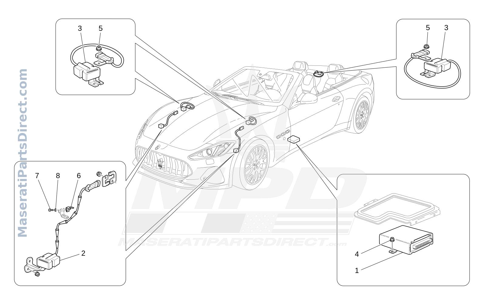 06.90 - 2 - ELECTRONIC CONTROL (SUSPENSION) Diagram