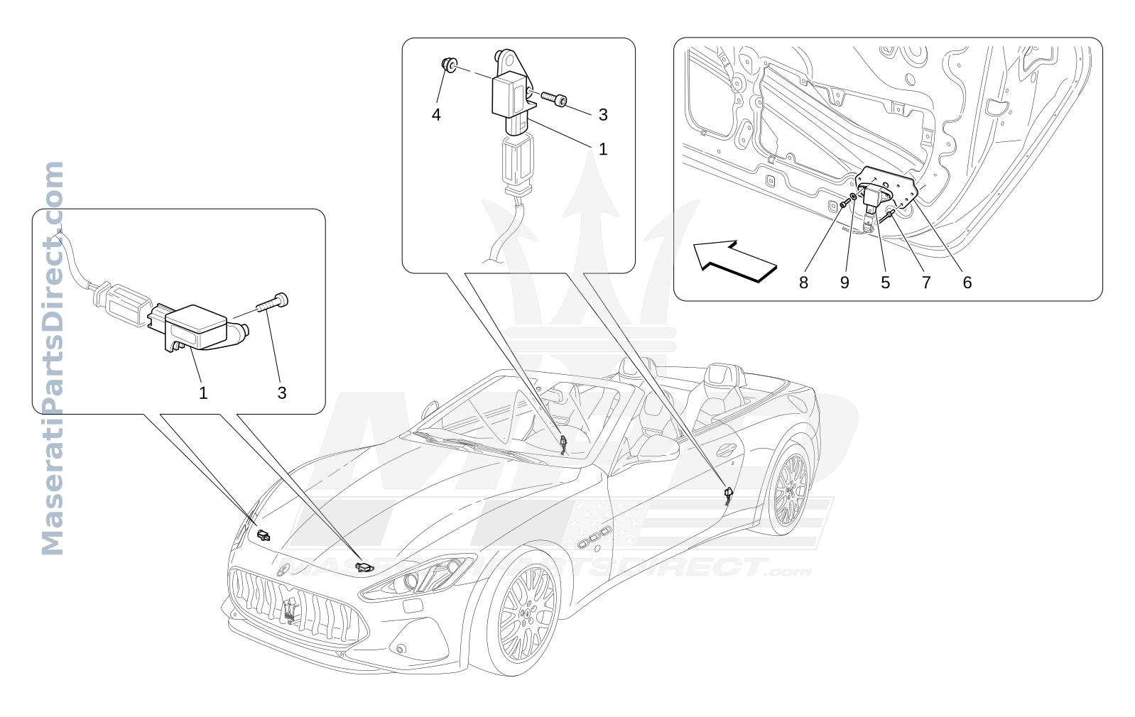 07.05 - 2 - CRASH SENSORS Diagram