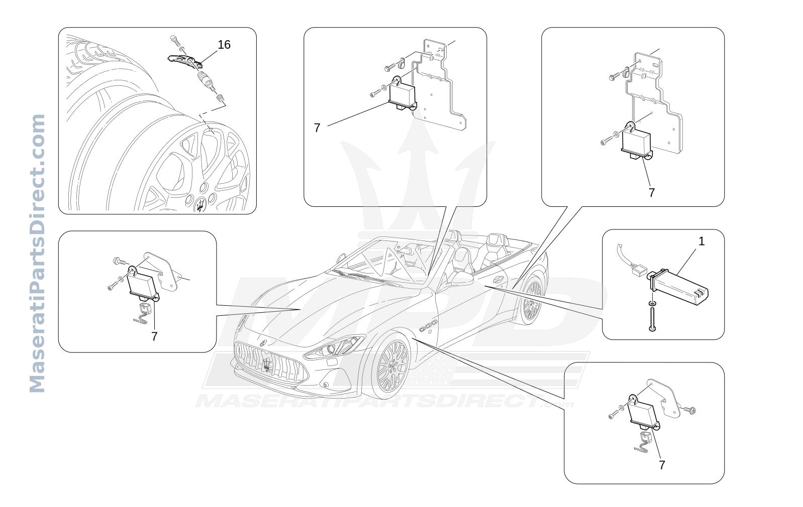 07.20 - 2 - TYRE PRESSURE MONITORING SYSTEM Diagram