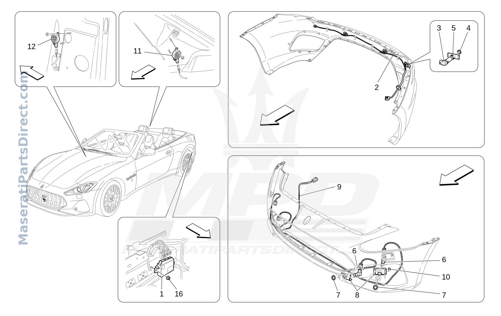 09.12 - 4 - PARKING SENSORS Diagram