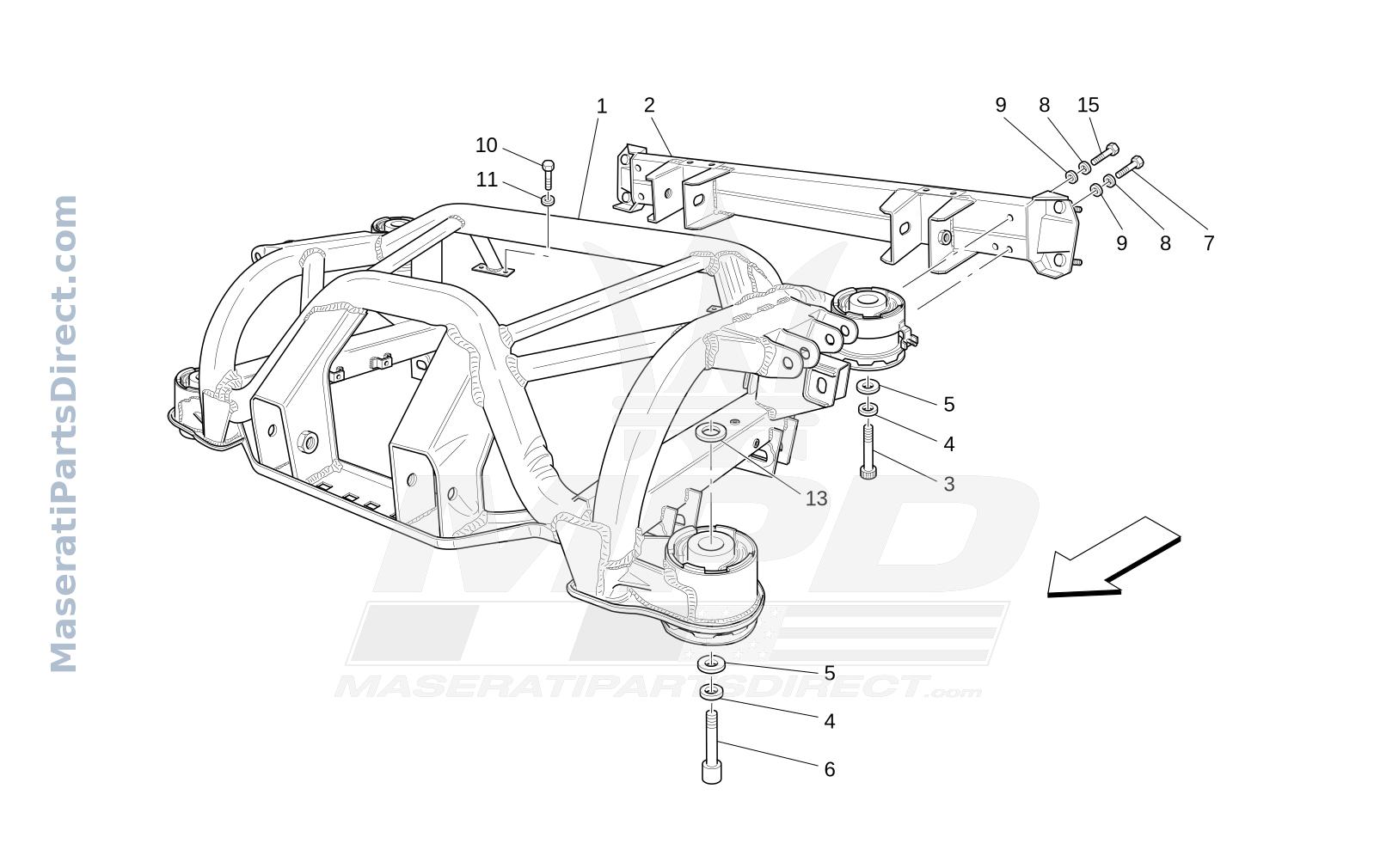 06.22 - 1 - REAR CHASSIS Diagram