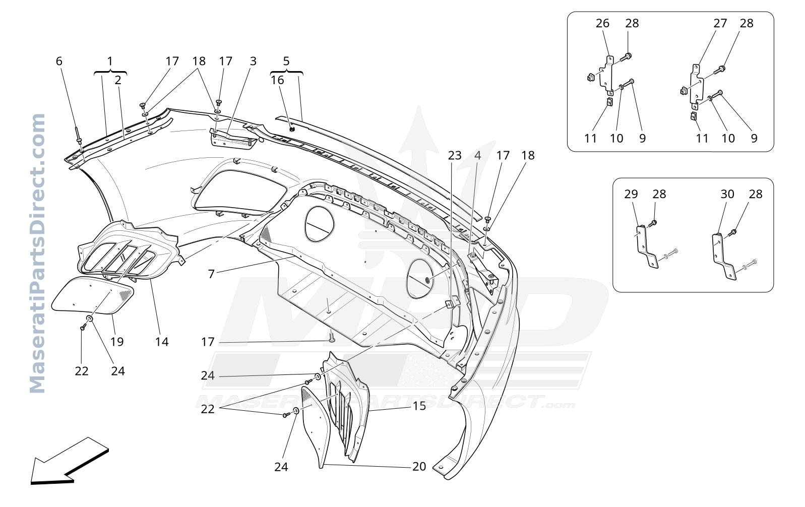 09.11 - 3 - REAR BUMPER Diagram