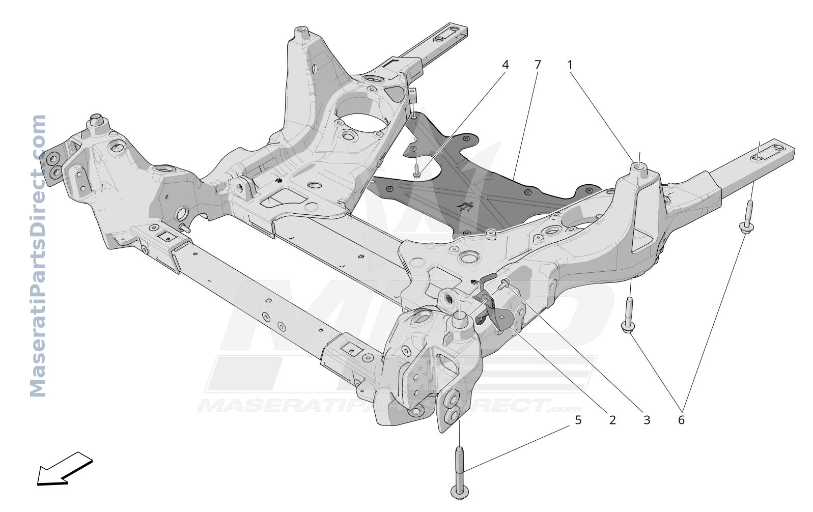 06.12 - 1 - FRONT UNDERCHASSIS Diagram