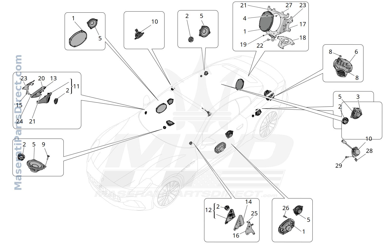 08.70 - 2 - SOUND DIFFUSION SYSTEM Diagram