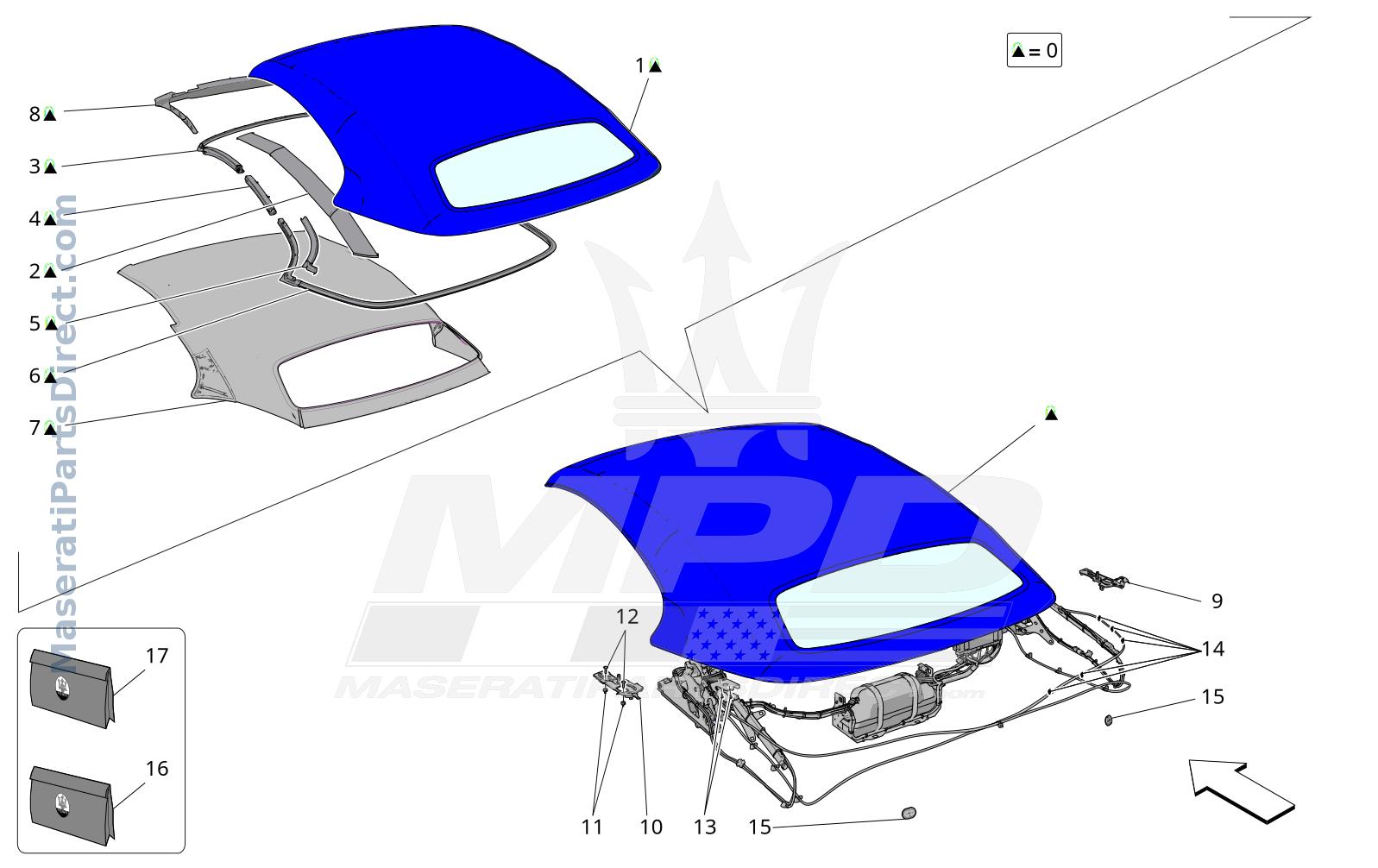 09.80 - 1 - ELECTRICAL CAPOTE: LININGS Diagram