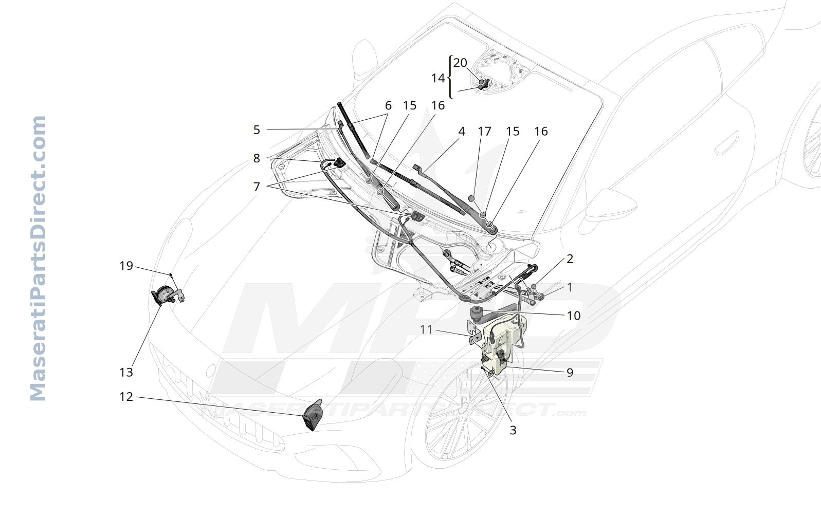 08.00 - 1 - EXTERNAL VEHICLE DEVICES Diagram