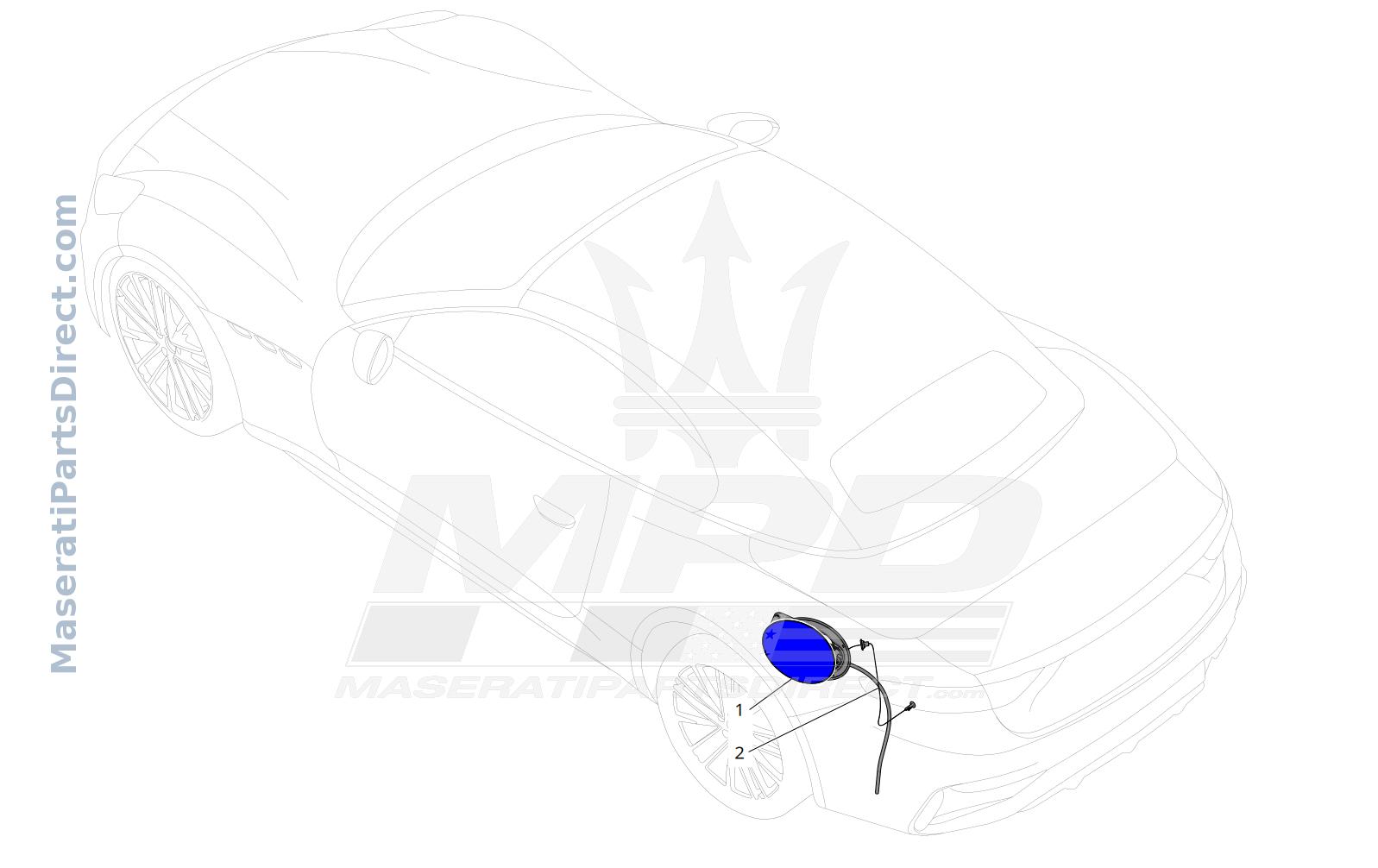 09.22 - 1 - FUEL TANK DOOR AND CONTROLS Diagram