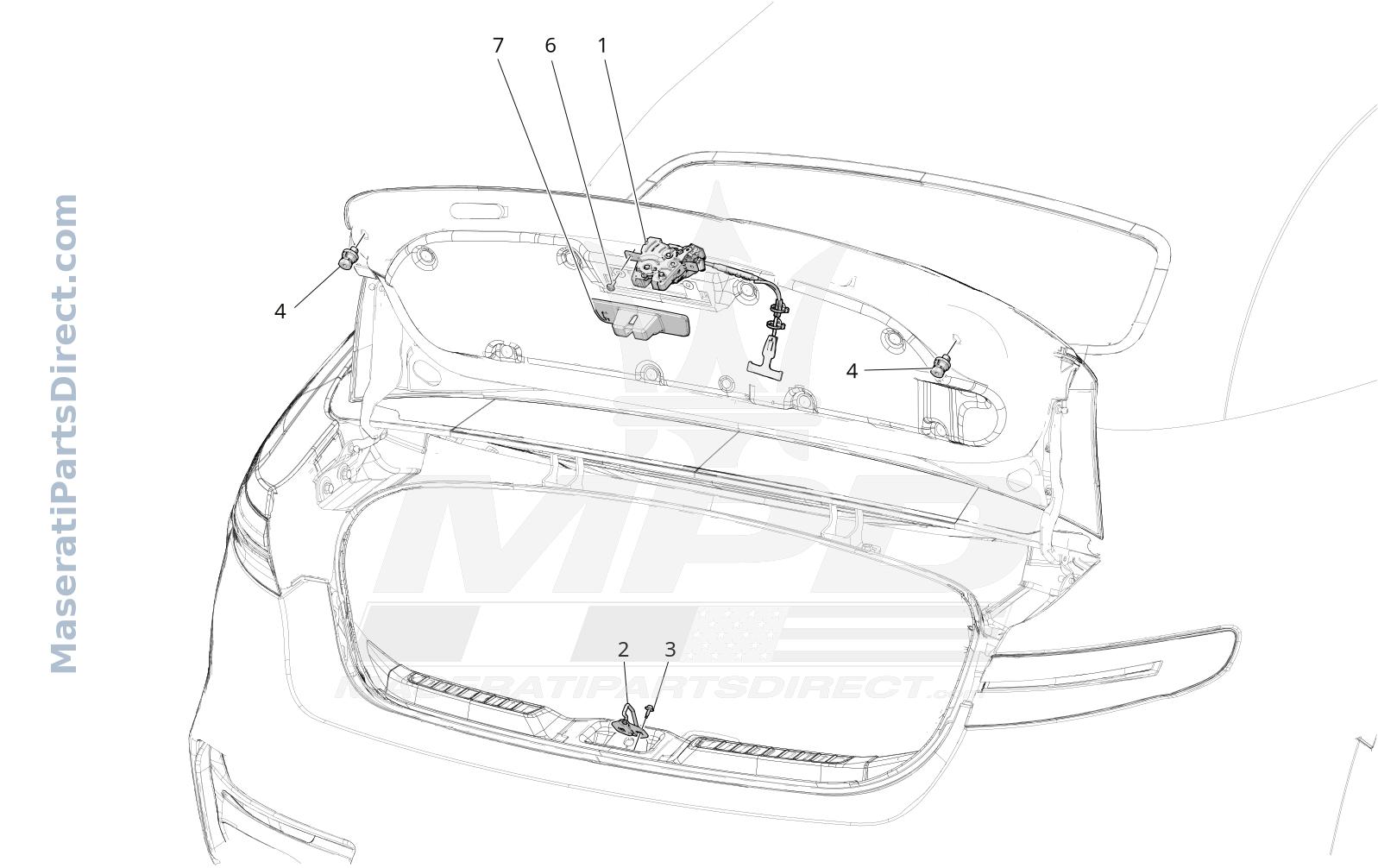 09.24 - 1 - REAR LID OPENING CONTROL Diagram