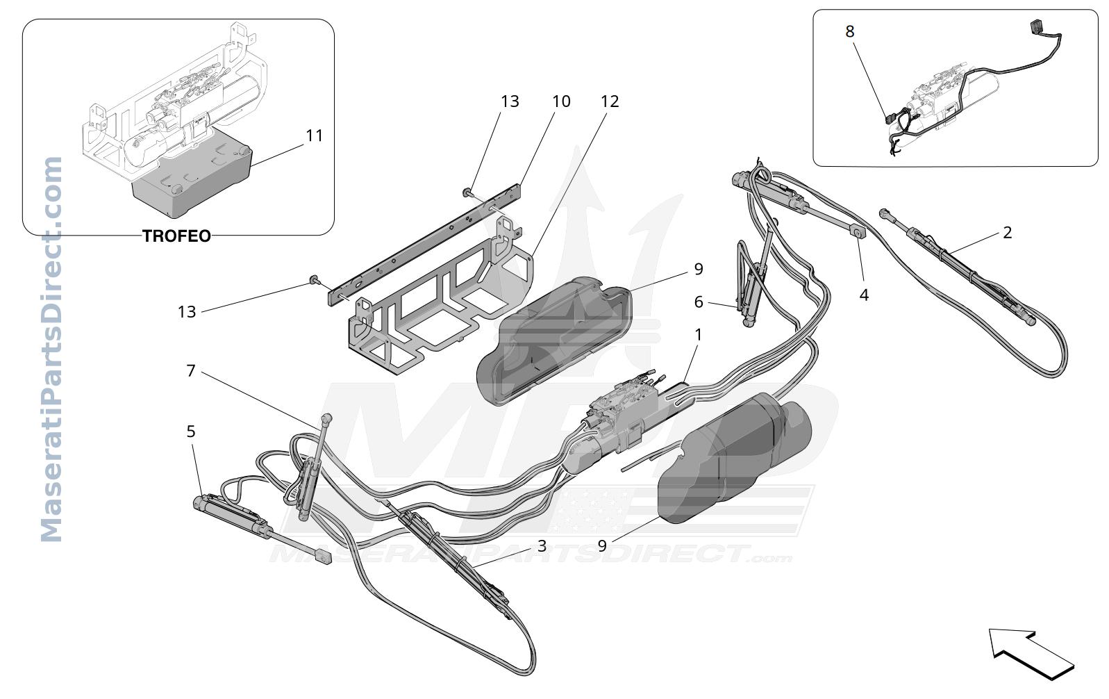 09.88 - 1 - ELECTRICAL CAPOTE: HYDRAULIC SYSTEM Diagram