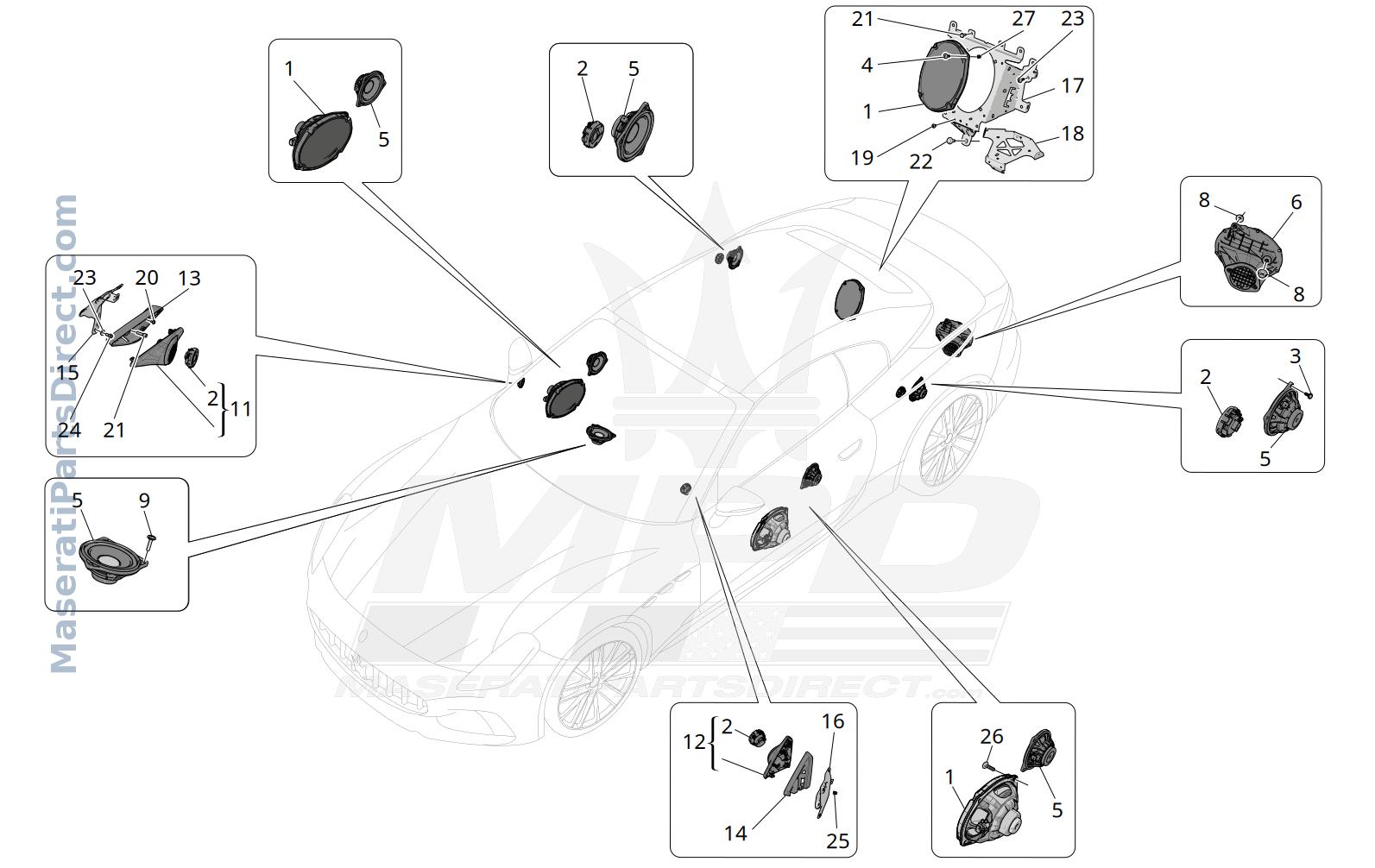 08.70 - 1 - SOUND DIFFUSION SYSTEM Diagram