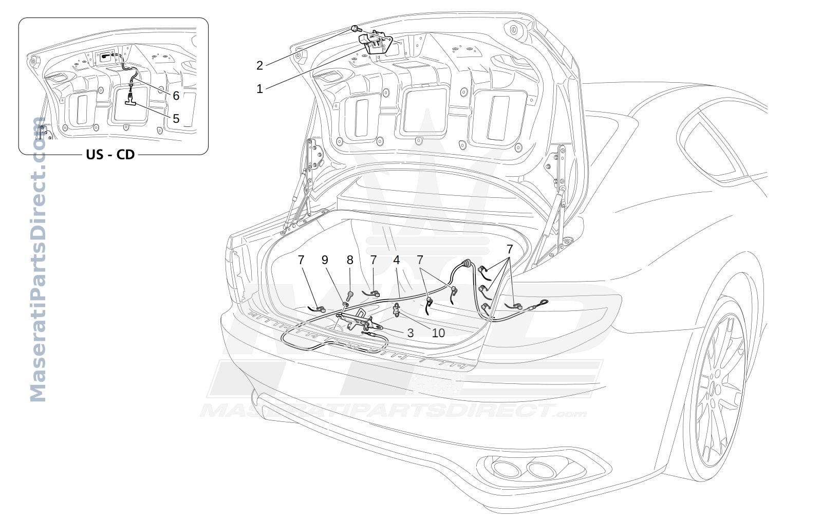 09.24 - 1 - REAR LID OPENING CONTROL Diagram