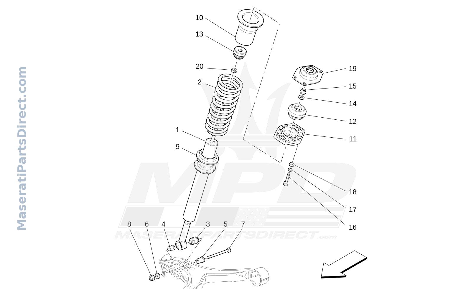 06.11 - 1 - FRONT SHOCK ABSORBER DEVICES Diagram
