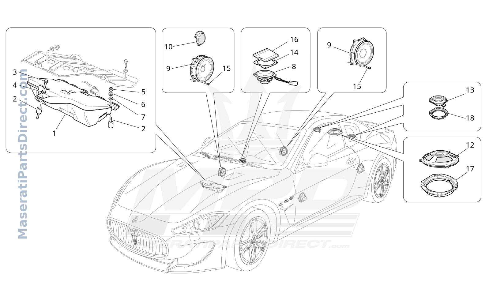 08.70 - 1 - SOUND DIFFUSION SYSTEM Diagram