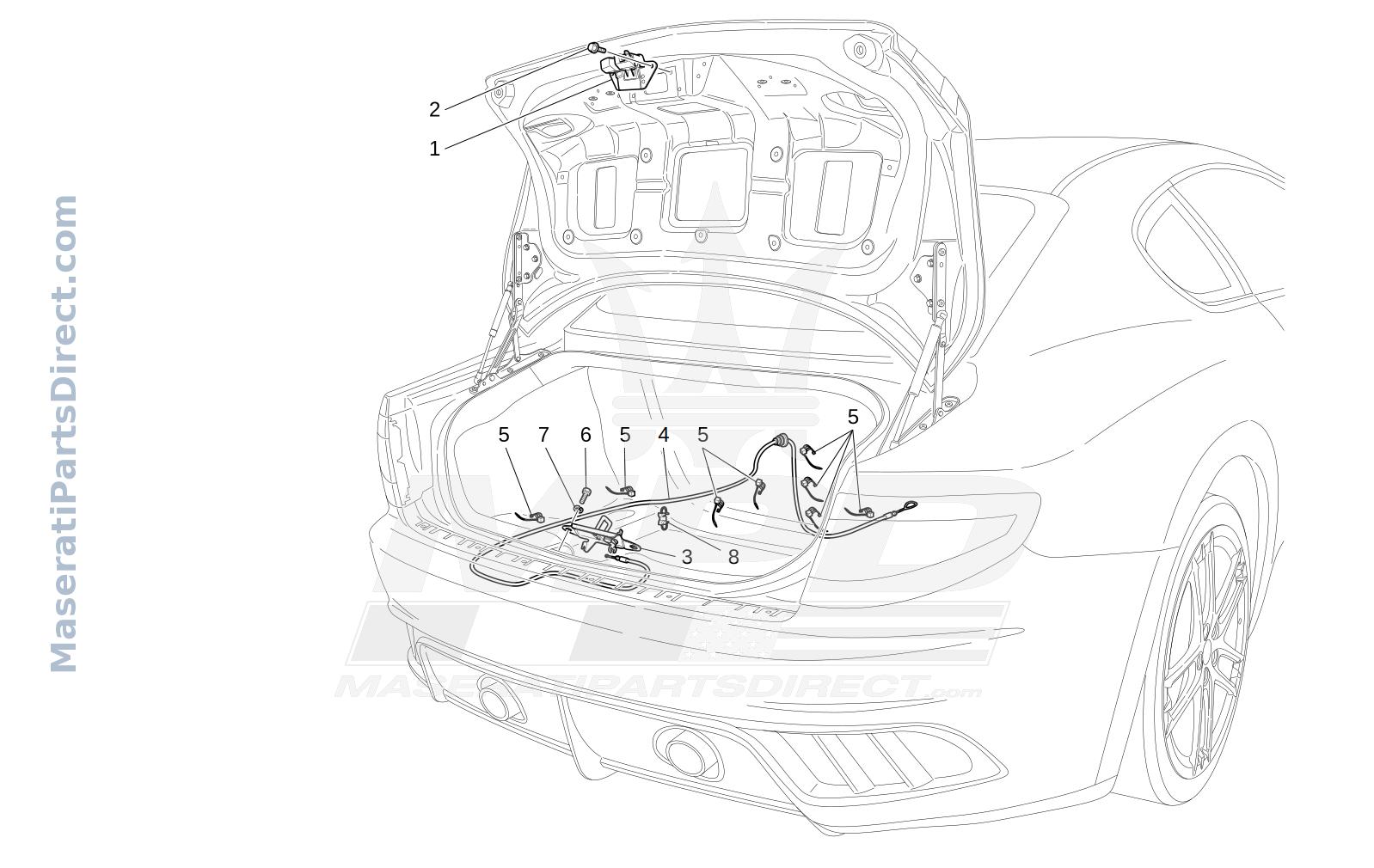 09.24 - 1 - REAR LID OPENING CONTROL Diagram