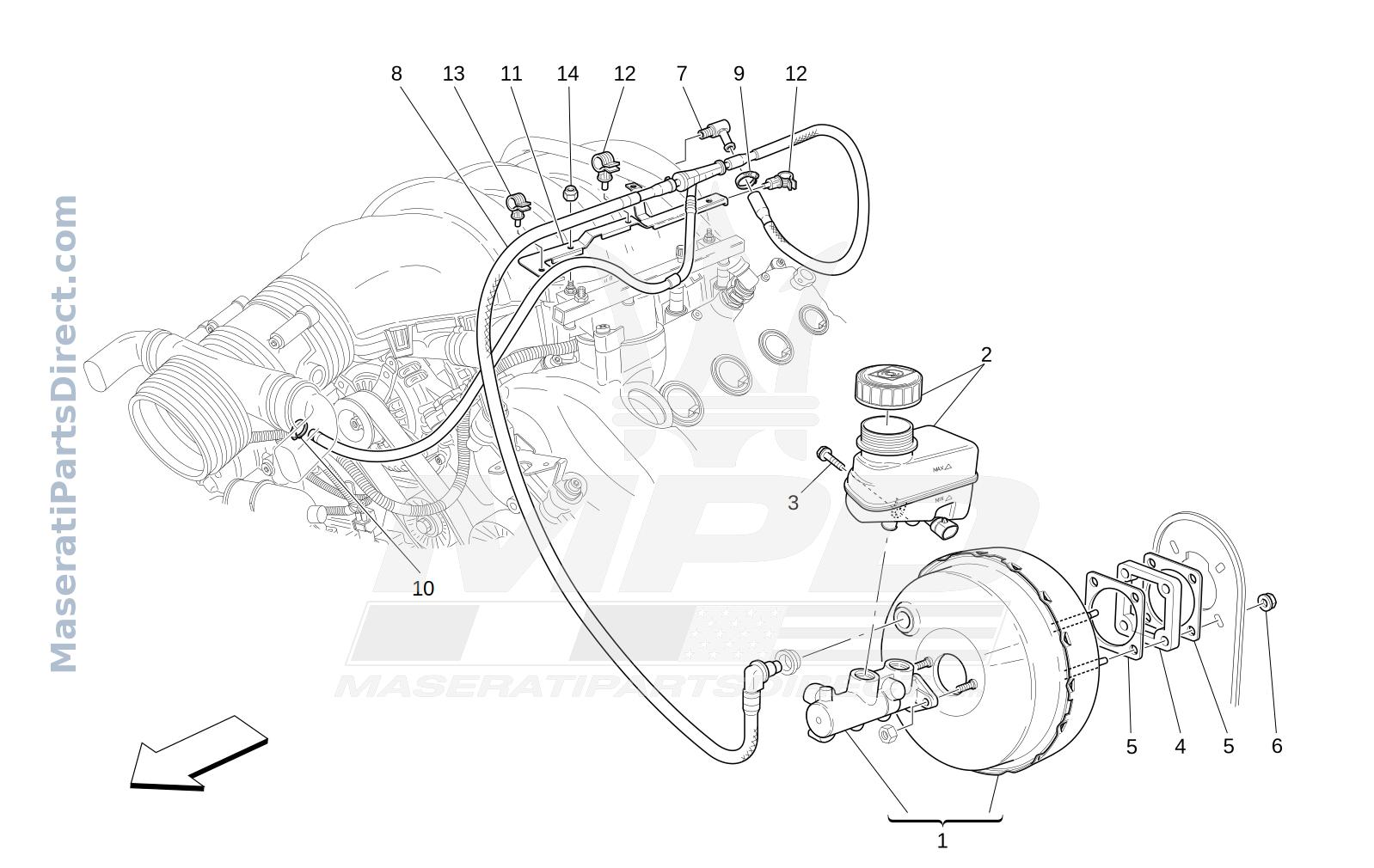 04.00 - 1 - BRAKE SERVO SYSTEM Diagram