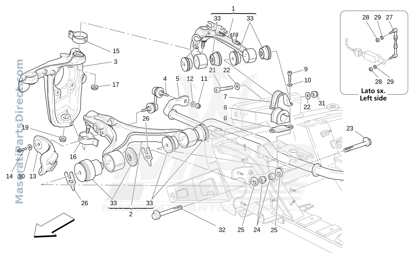 06.10 - 1 - FRONT SUSPENSION Diagram
