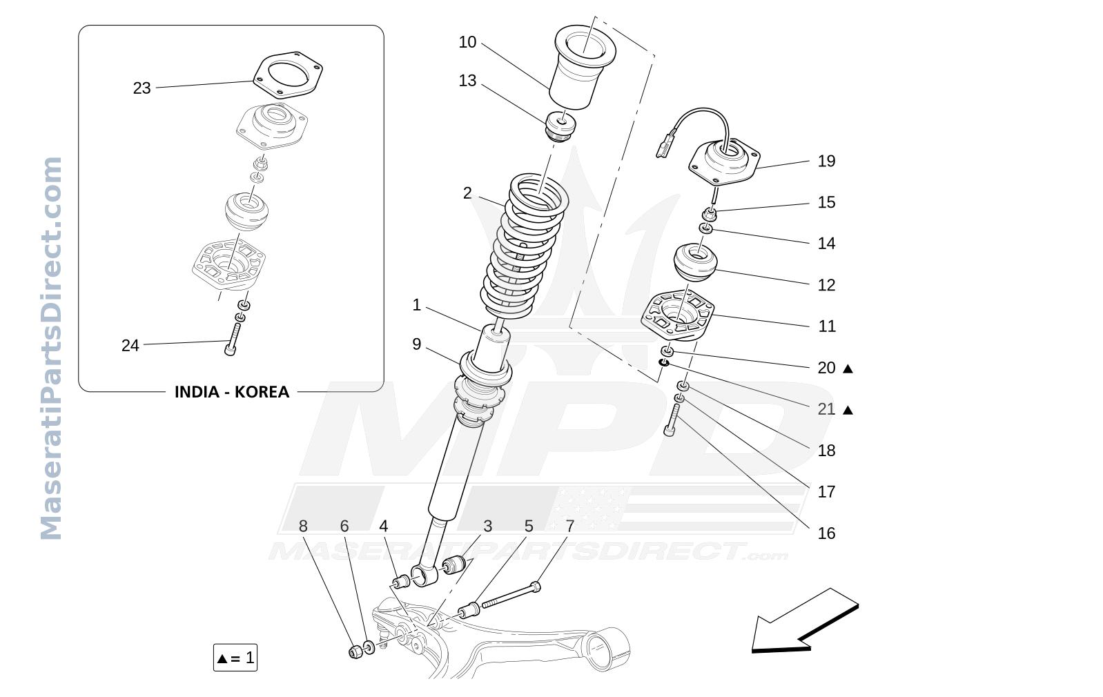 06.11 - 2 - FRONT SHOCK ABSORBER DEVICES Diagram