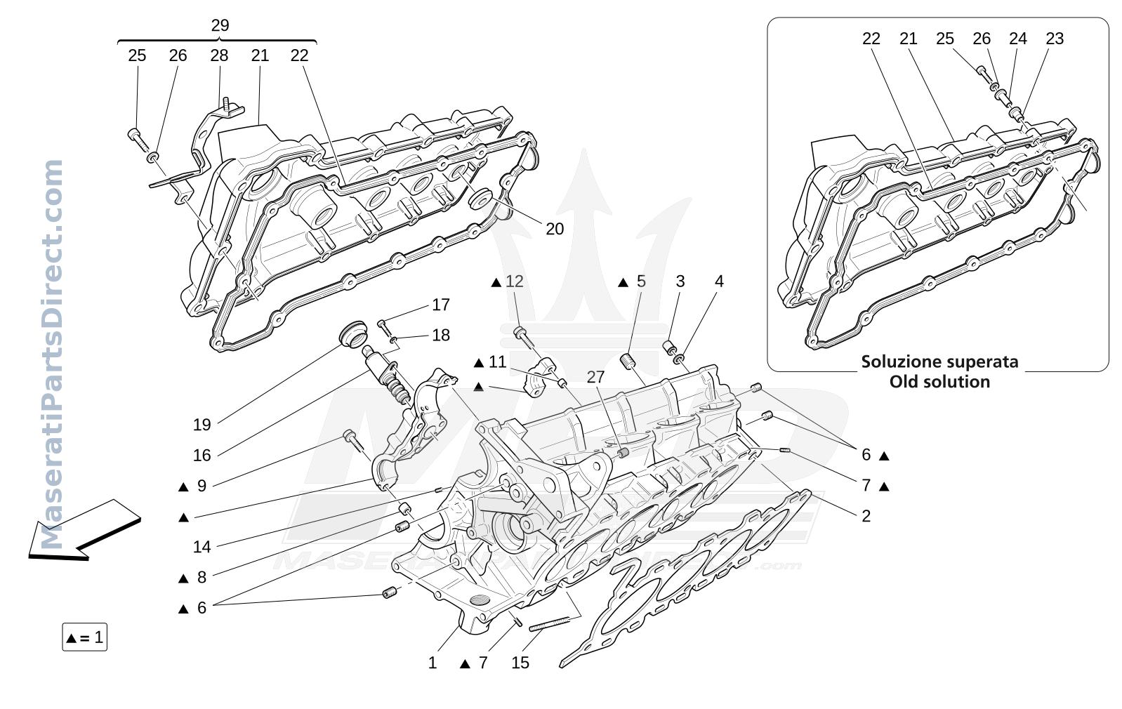 01.20 - 1 - RH CYLINDER HEAD Diagram