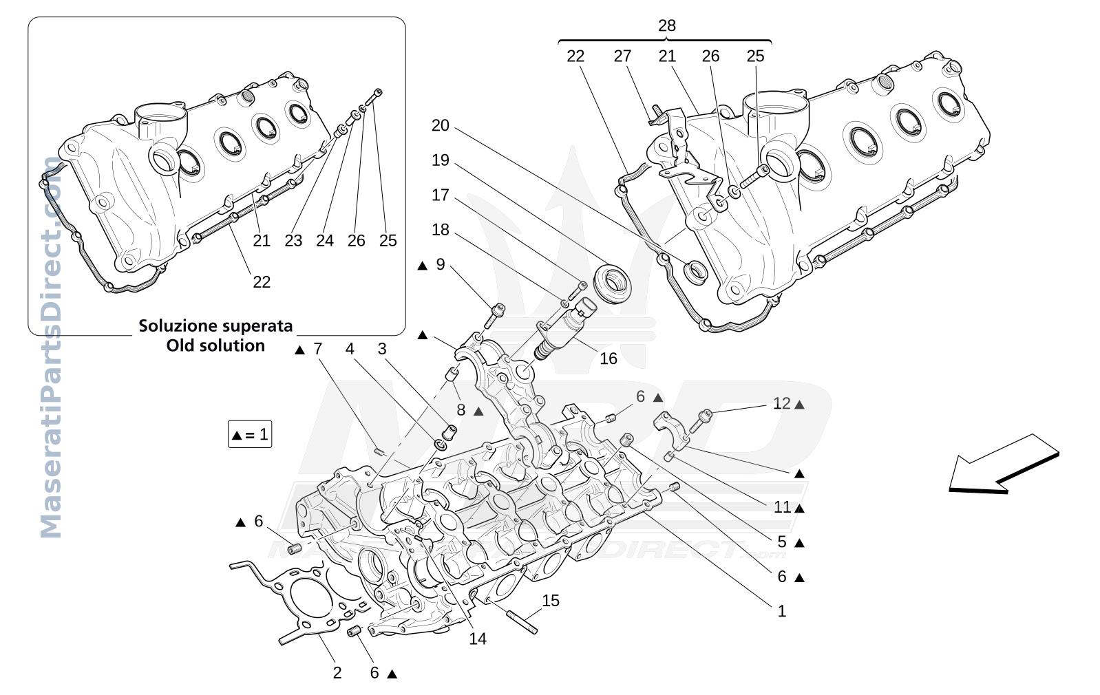 01.21 - 1 - LH CYLINDER HEAD Diagram