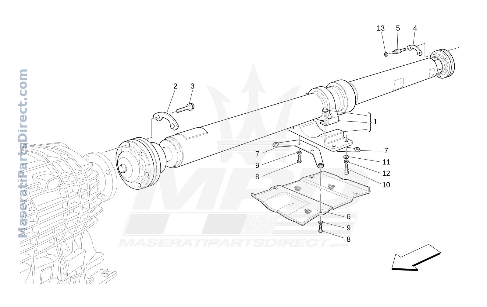 03.30 - 2 - TRANSMISSION SHAFT Diagram