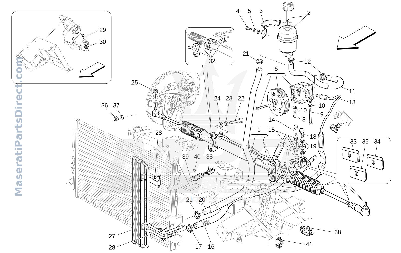 05.10 - 1 - COMPLETE STEERING RACK UNIT Diagram