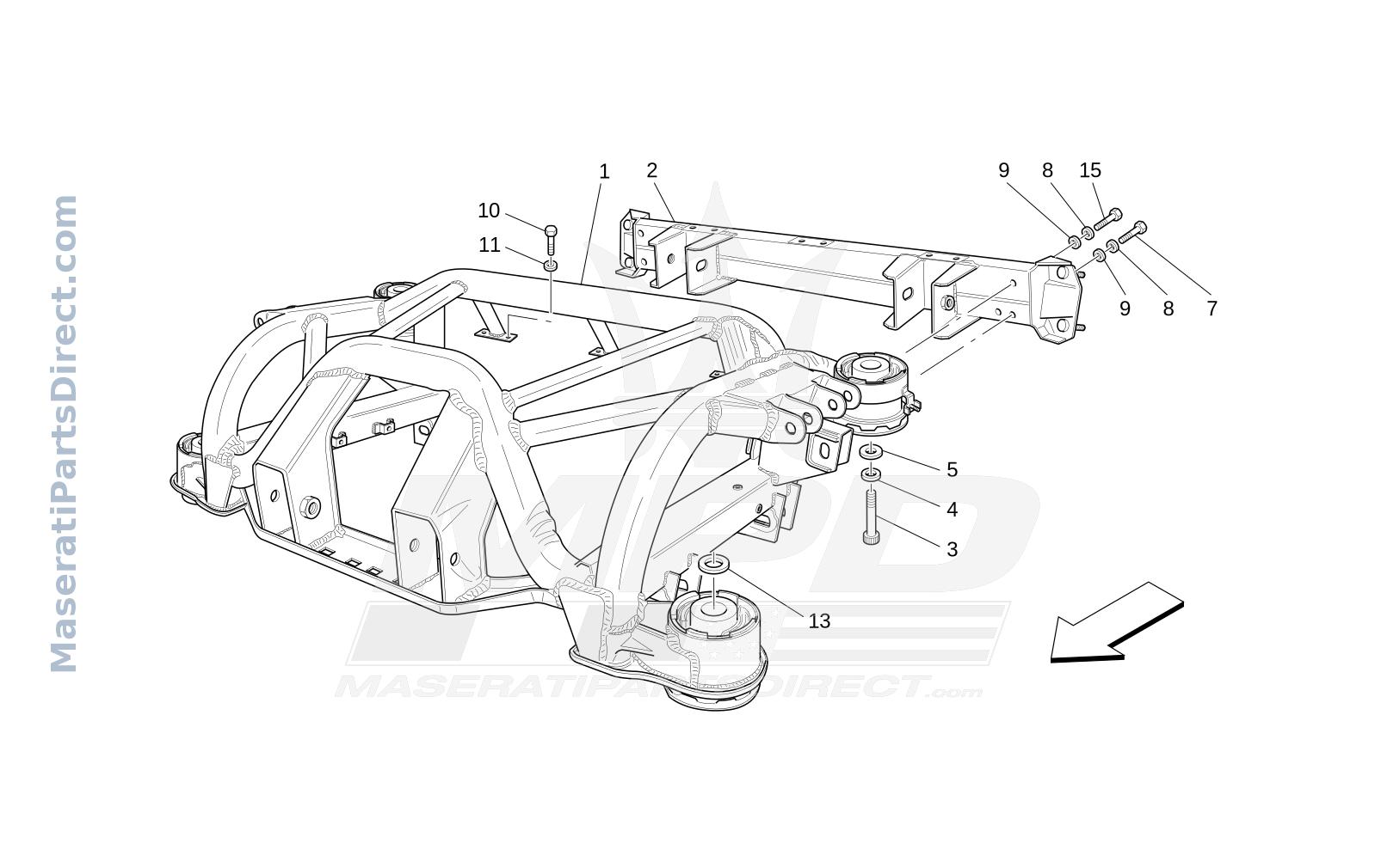06.22 - 1 - REAR CHASSIS Diagram