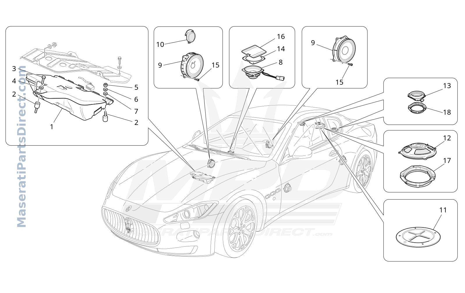 08.70 - 1 - SOUND DIFFUSION SYSTEM Diagram