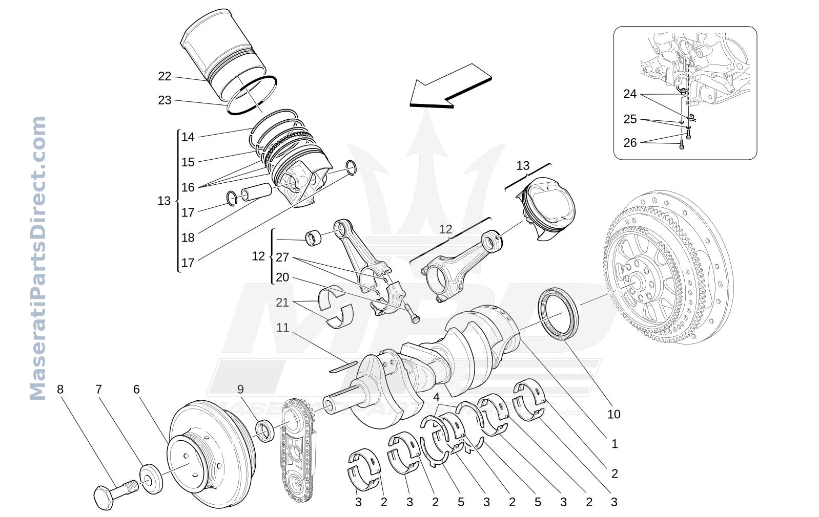 01.10 - 2 - CRANK MECHANISM Diagram