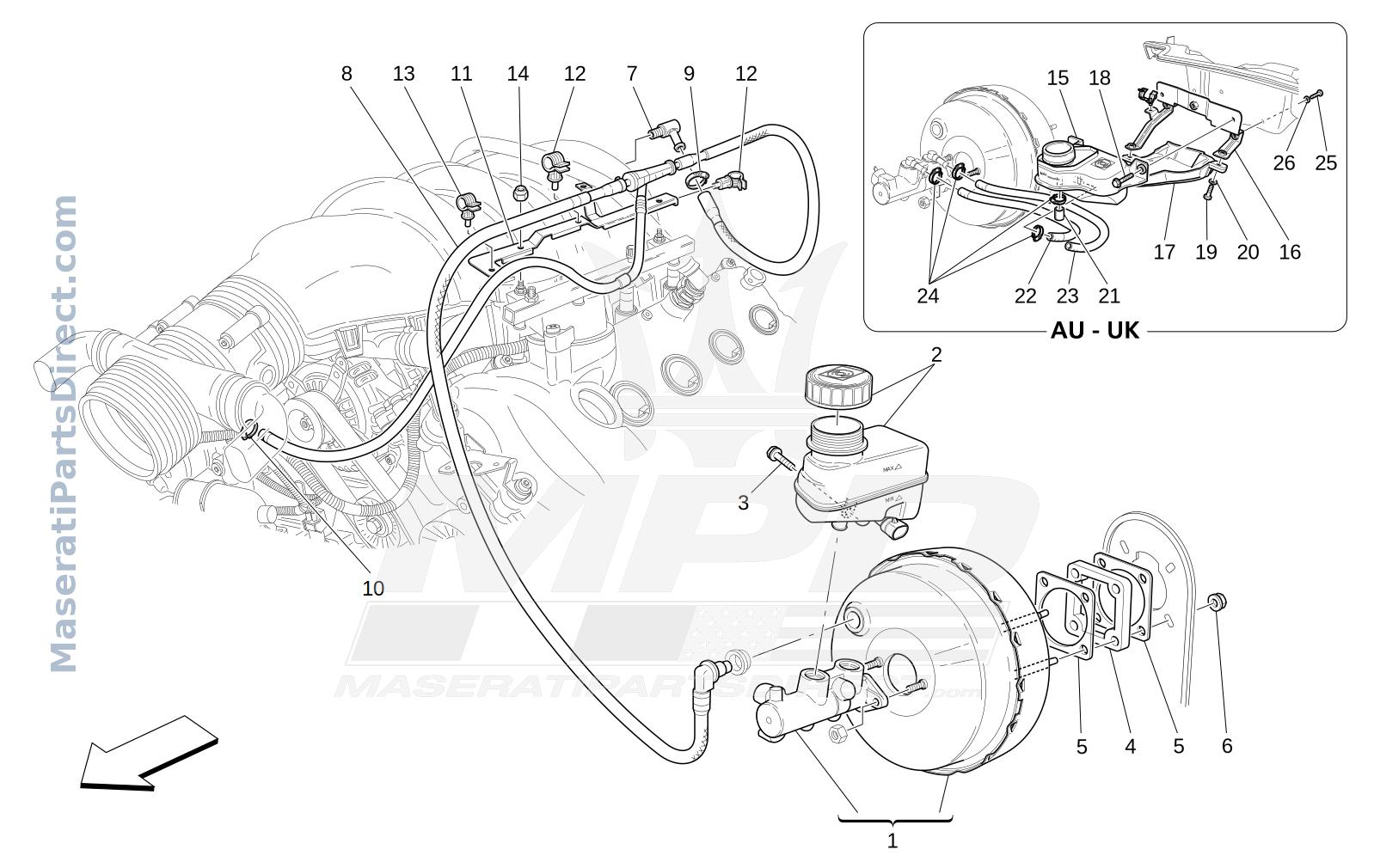 04.00 - 2 - BRAKE SERVO SYSTEM Diagram