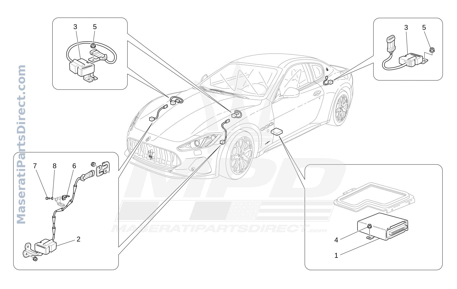 06.90 - 2 - ELECTRONIC CONTROL (SUSPENSION) Diagram