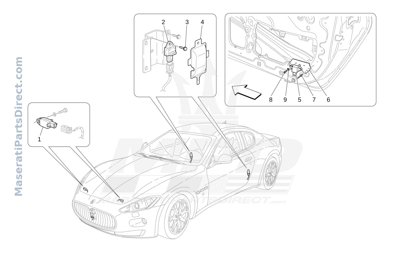 07.05 - 2 - CRASH SENSORS Diagram