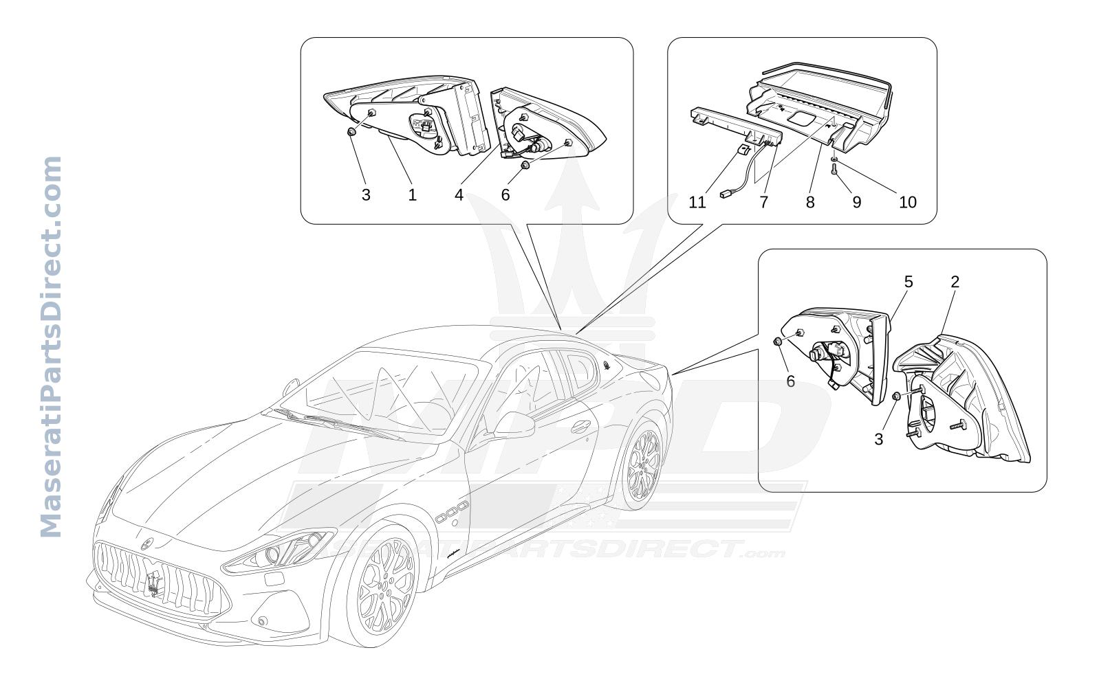 08.31 - 3 - TAILLIGHT CLUSTERS Diagram