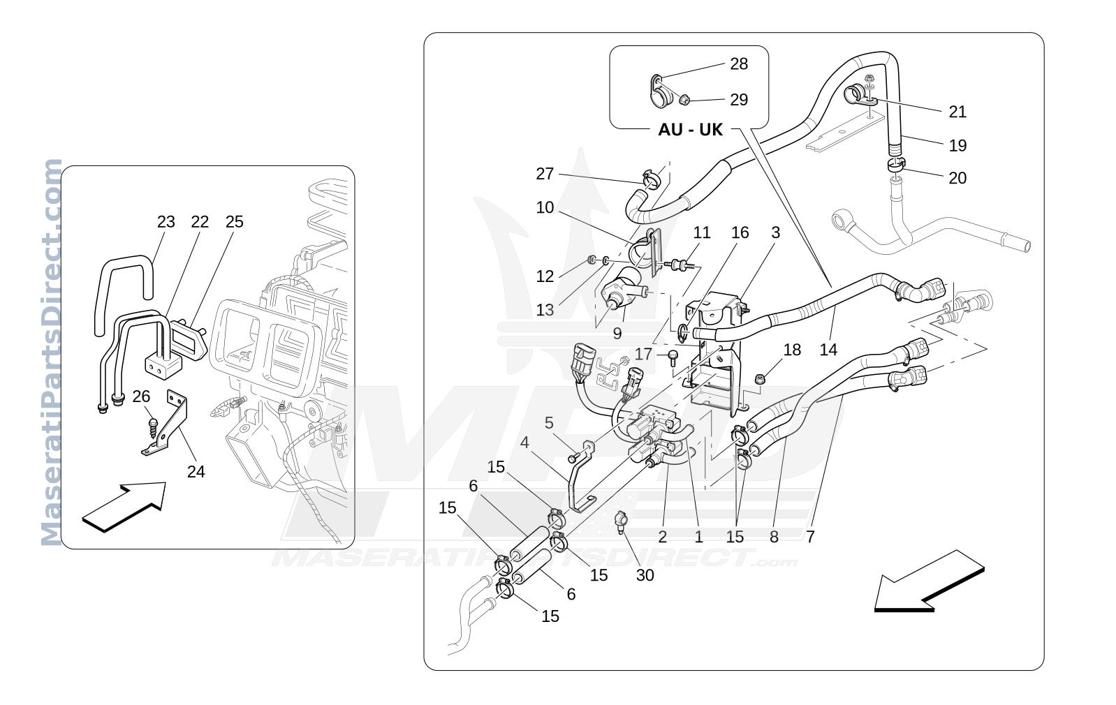 08.40 - 3 - A/C UNIT: ENGINE COMPARTMENT DEVICES Diagram
