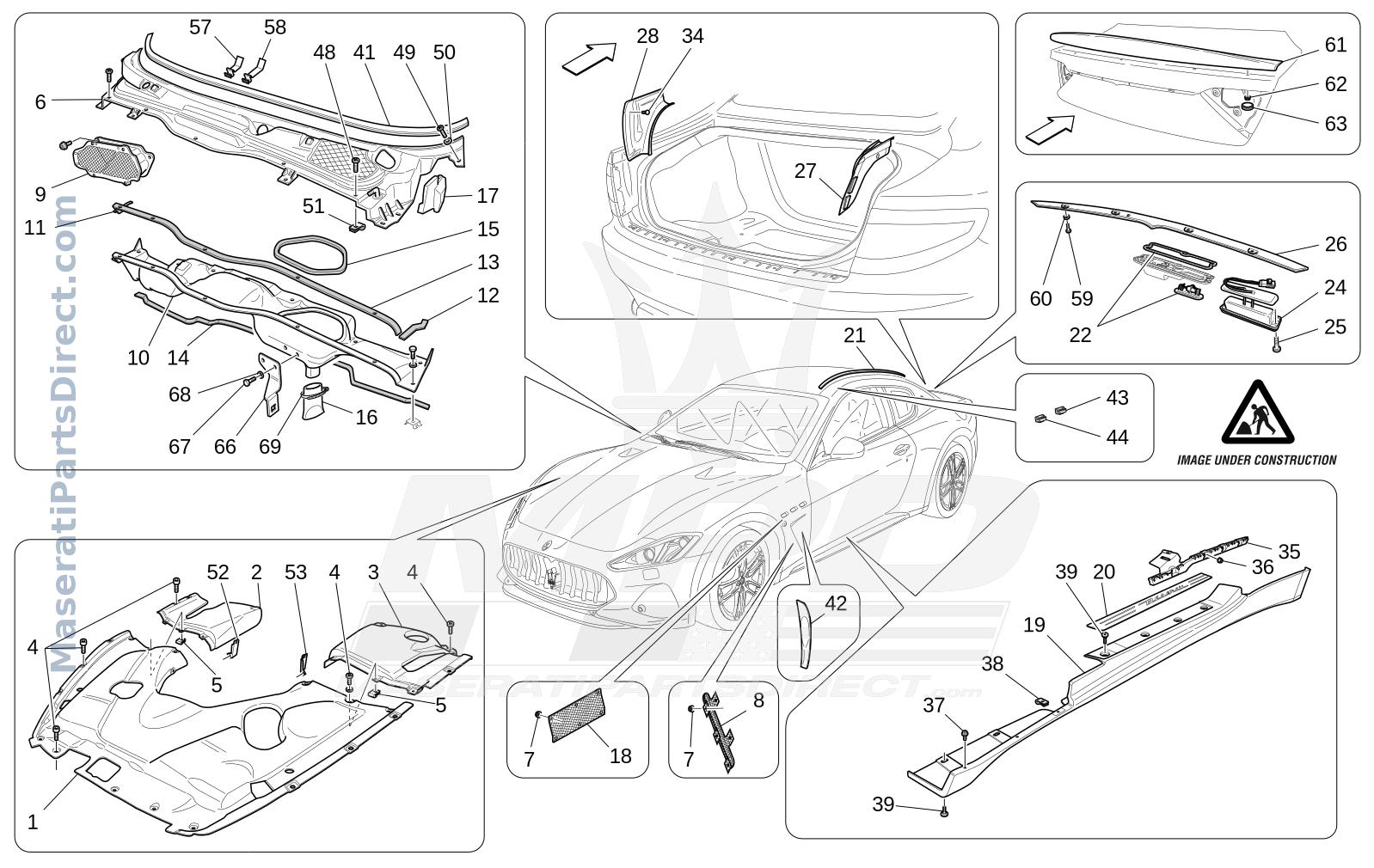 09.15 - 4 - SHIELDS, TRIMS AND COVERING PANELS Diagram