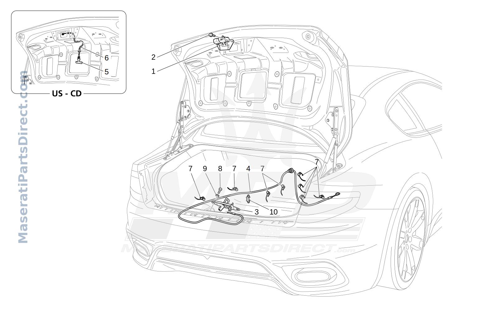 09.24 - 2 - REAR LID OPENING CONTROL Diagram