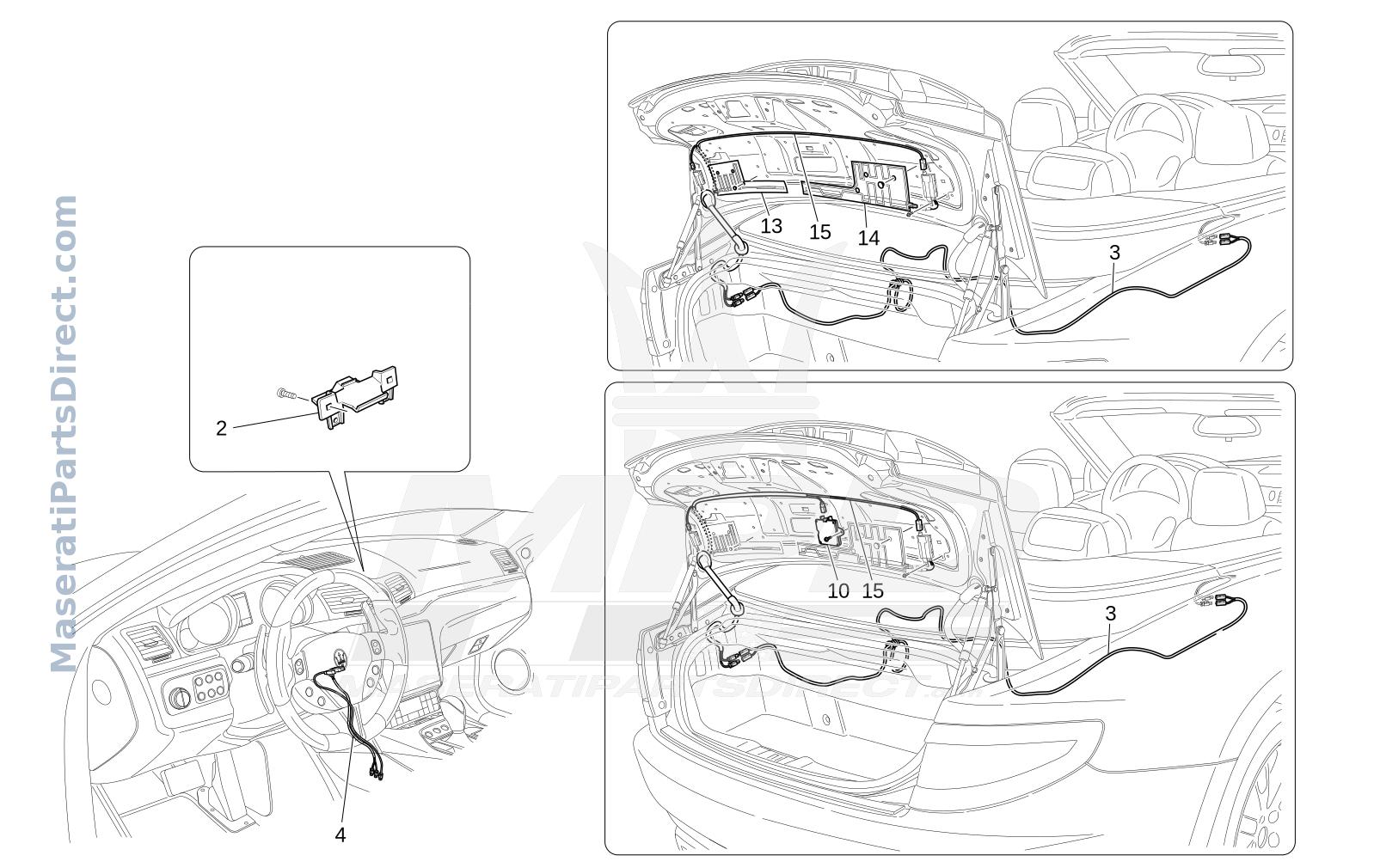 08.72 - 3 - RECEPTION AND CONNECTION SYSTEM Diagram