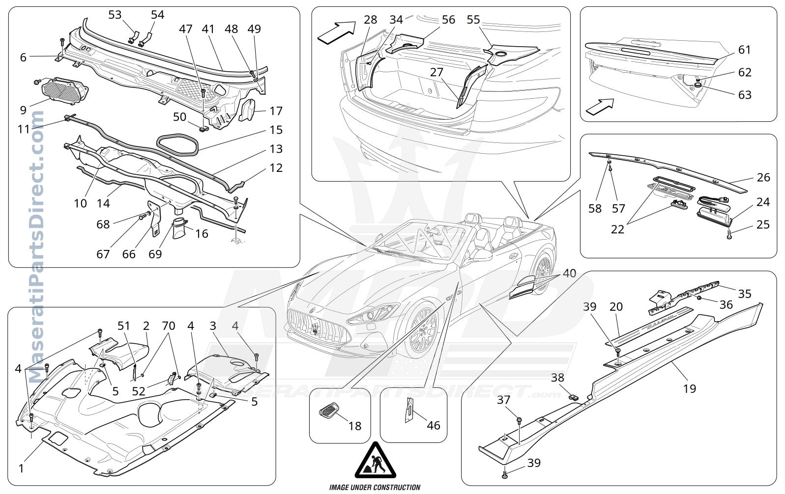 09.15 - 3 - SHIELDS, TRIMS AND COVERING PANELS Diagram