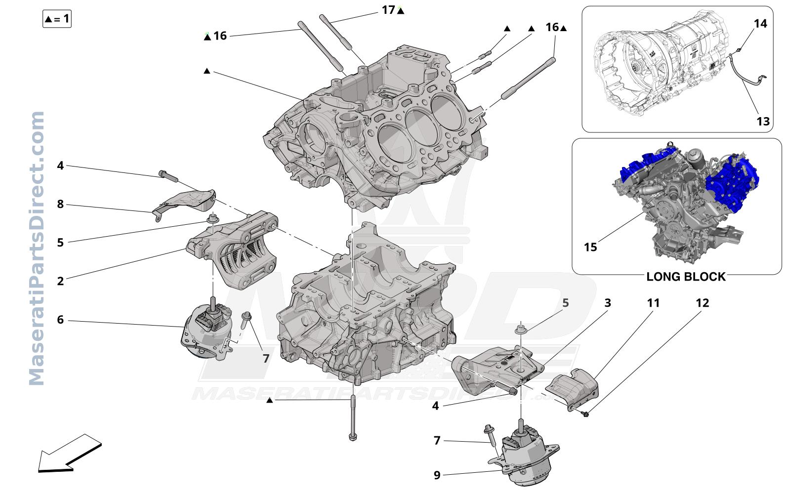 01.00 - 1 - CRANKCASE Diagram