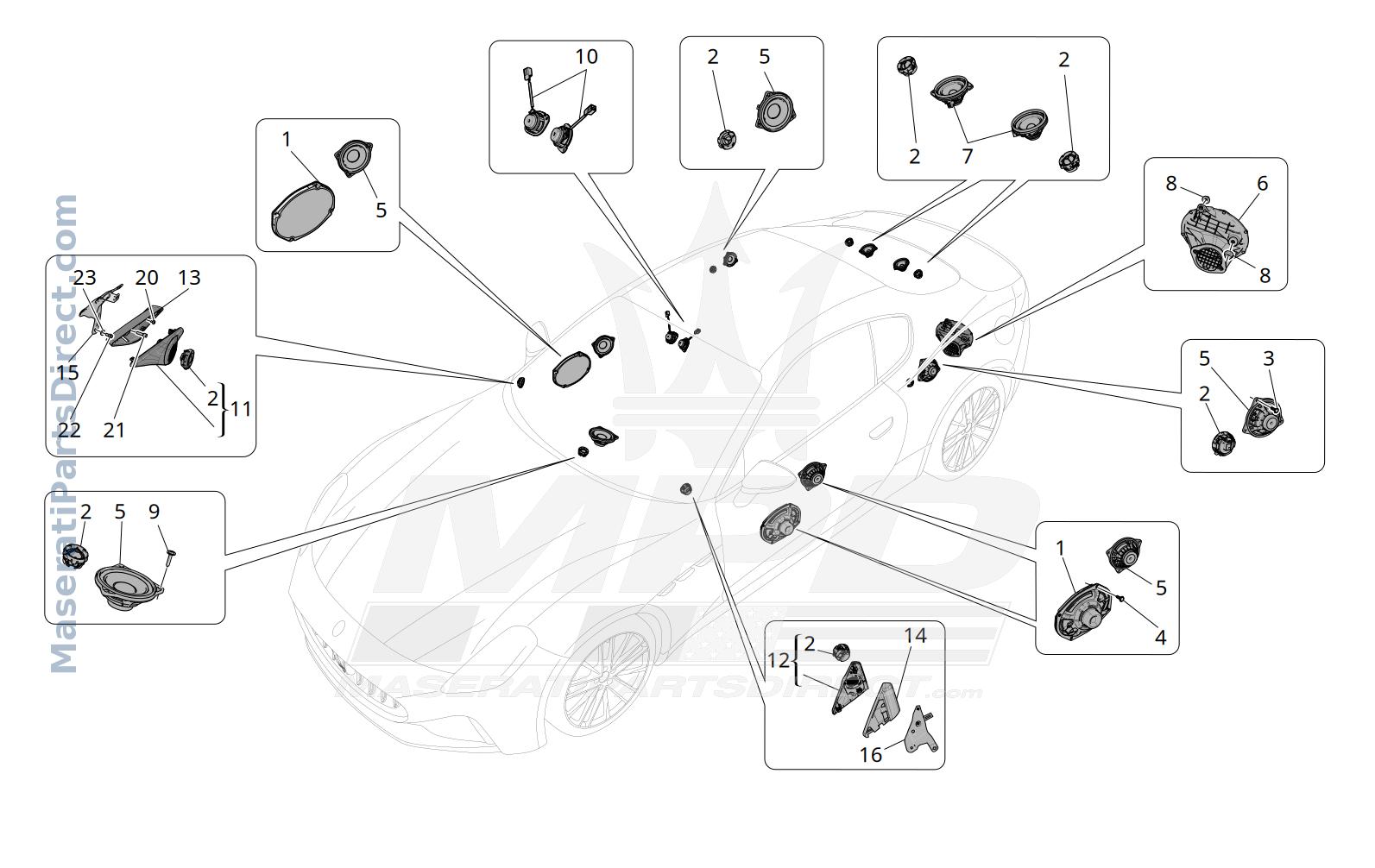 08.70 - 2 - SOUND DIFFUSION SYSTEM Diagram