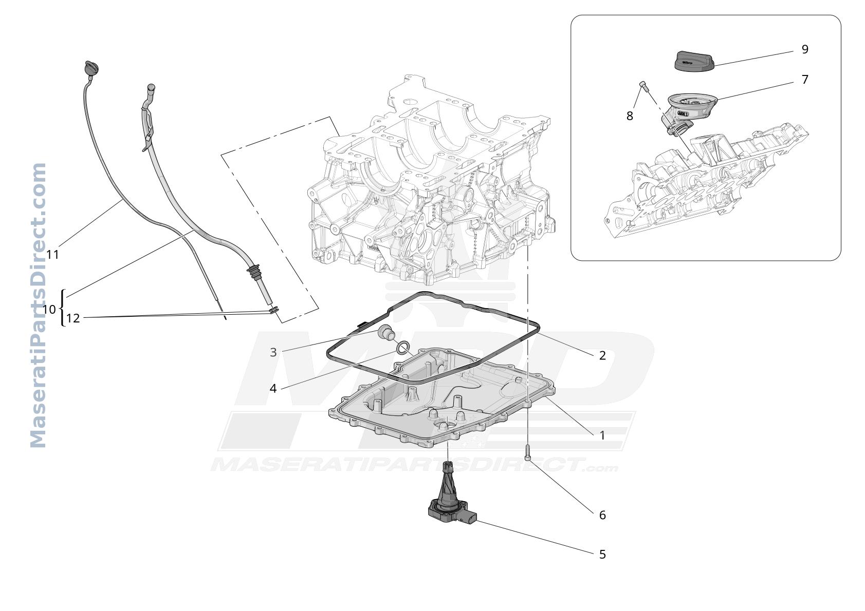 01.60 - 1 - LUBRICATION SYSTEM: CIRCUIT AND COLLECTION Diagram
