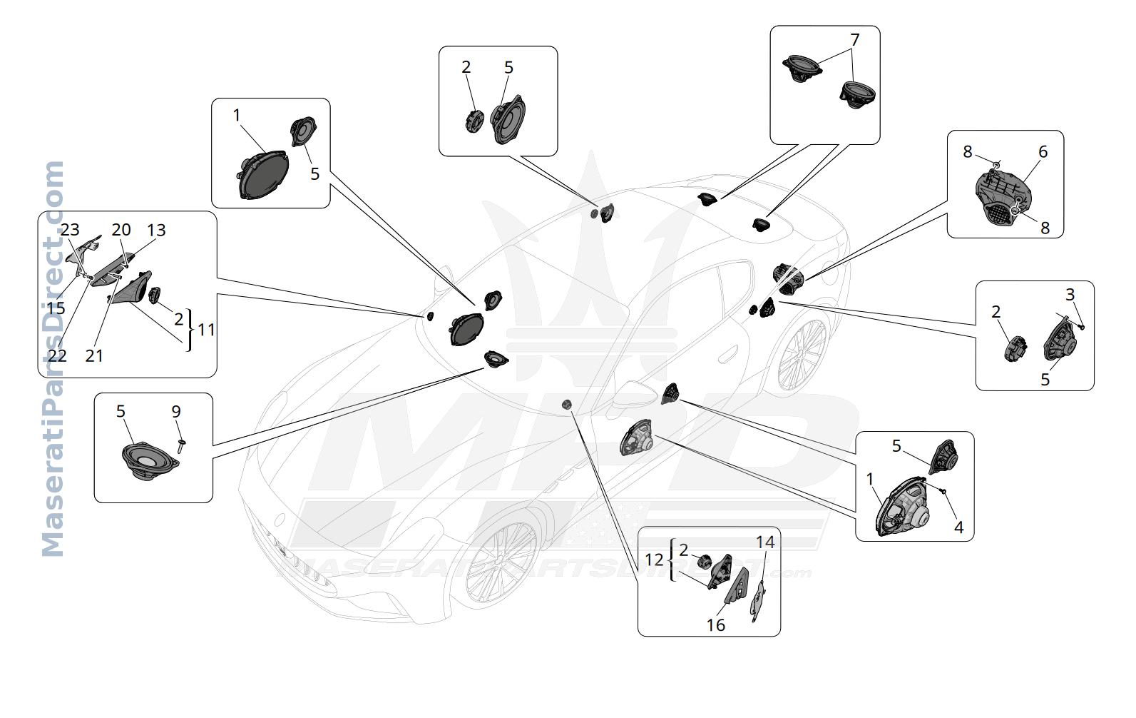 08.70 - 1 - SOUND DIFFUSION SYSTEM Diagram