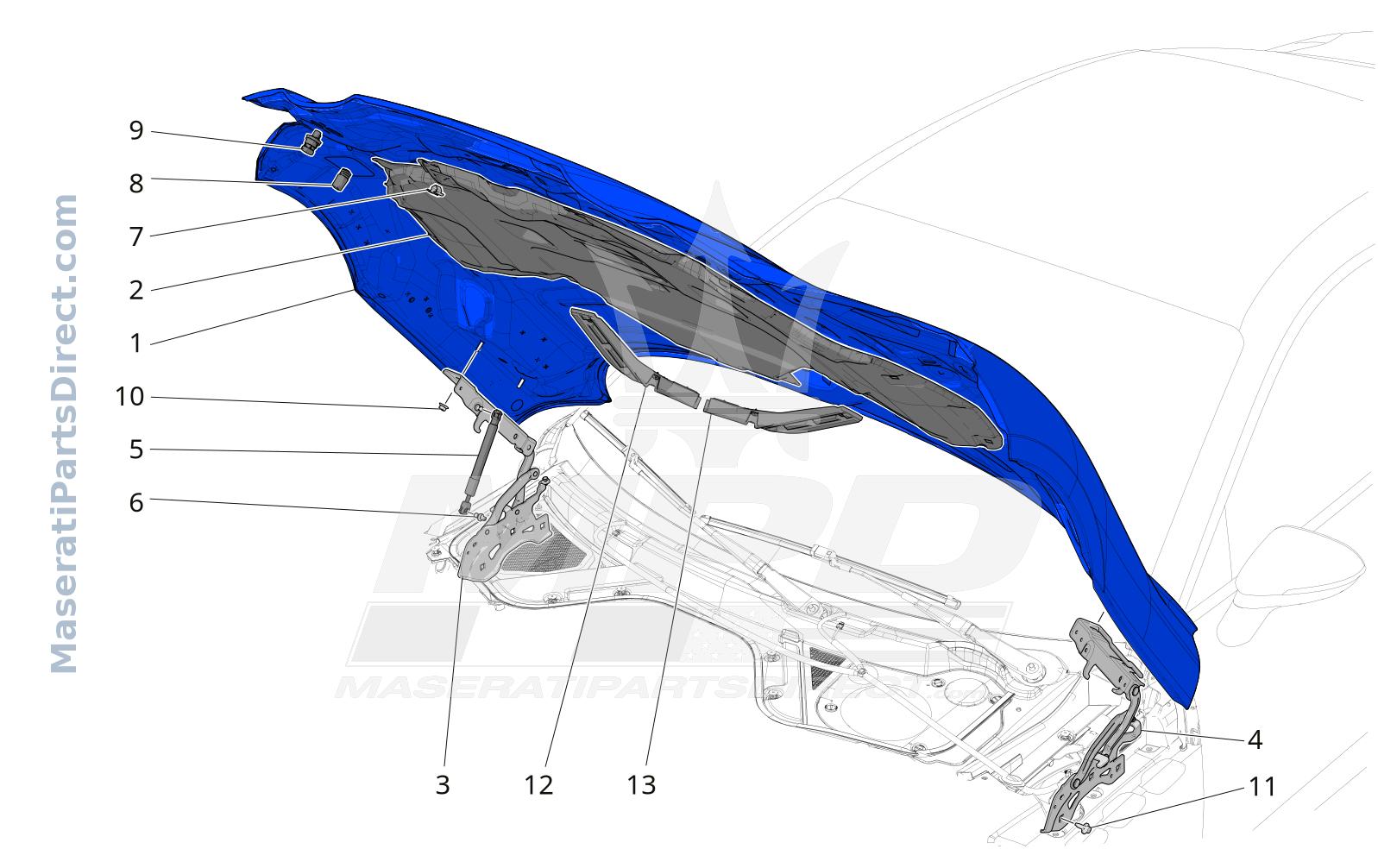 09.20 - 1 - FRONT LID Diagram