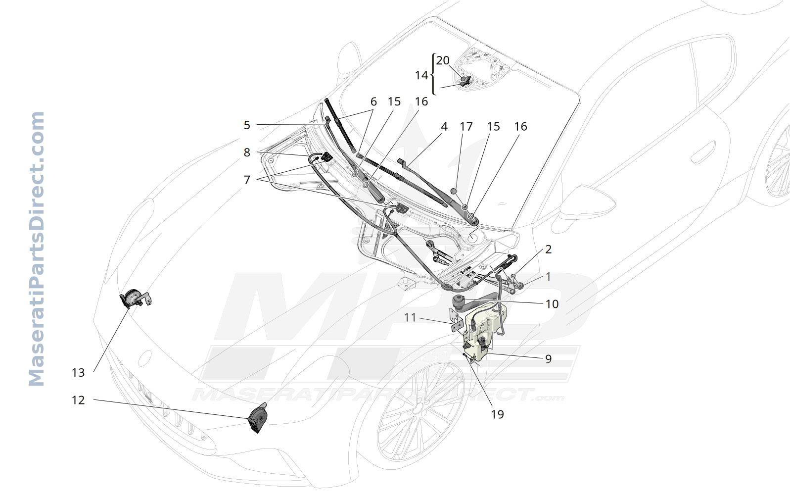 08.00 - 1 - EXTERNAL VEHICLE DEVICES Diagram