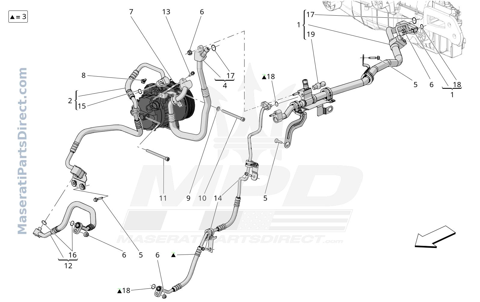 08.40 - 1 - A/C UNIT: ENGINE COMPARTMENT DEVICES Diagram