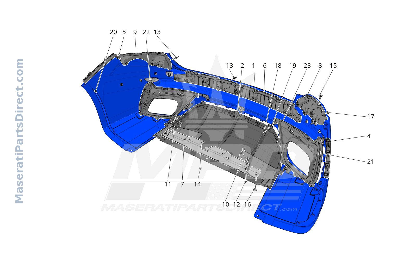 09.11 - 2 - REAR BUMPER Diagram