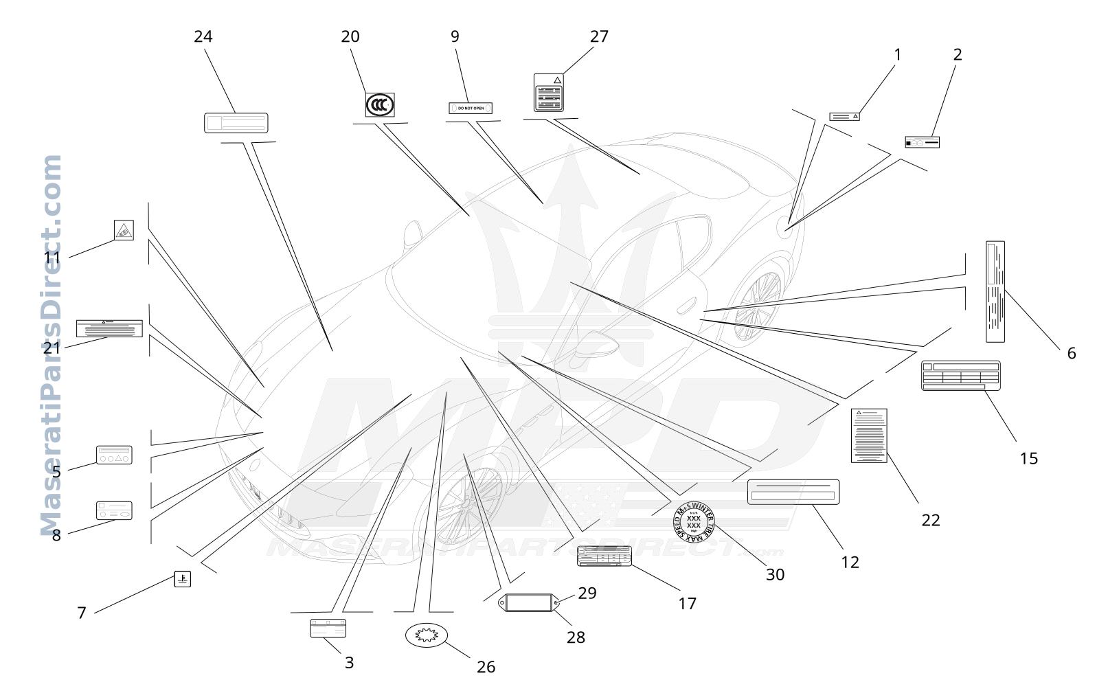 09.17 - 1 - STICKERS AND LABELS Diagram