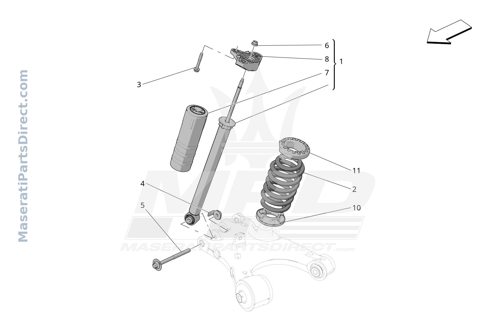 06.21 - 1 - REAR SHOCK ABSORBER DEVICES Diagram