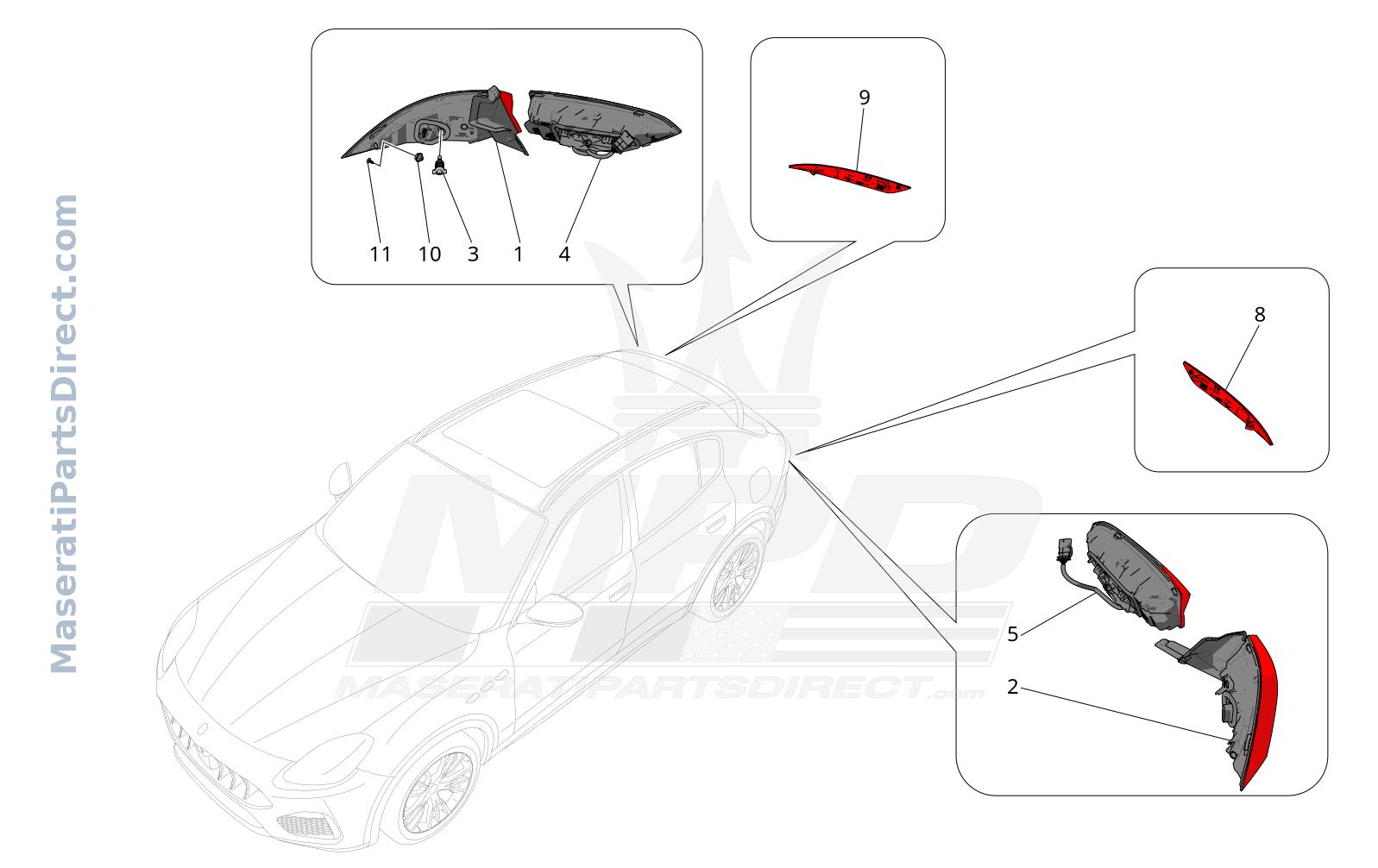 08.31 - 1 - TAILLIGHT CLUSTERS Diagram